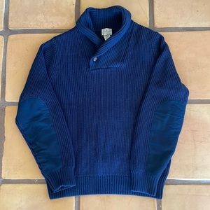 LL Bean Shawl Neck Sweater - Cotton - M